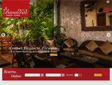 Tablet Screenshot of hotel3banderas.com